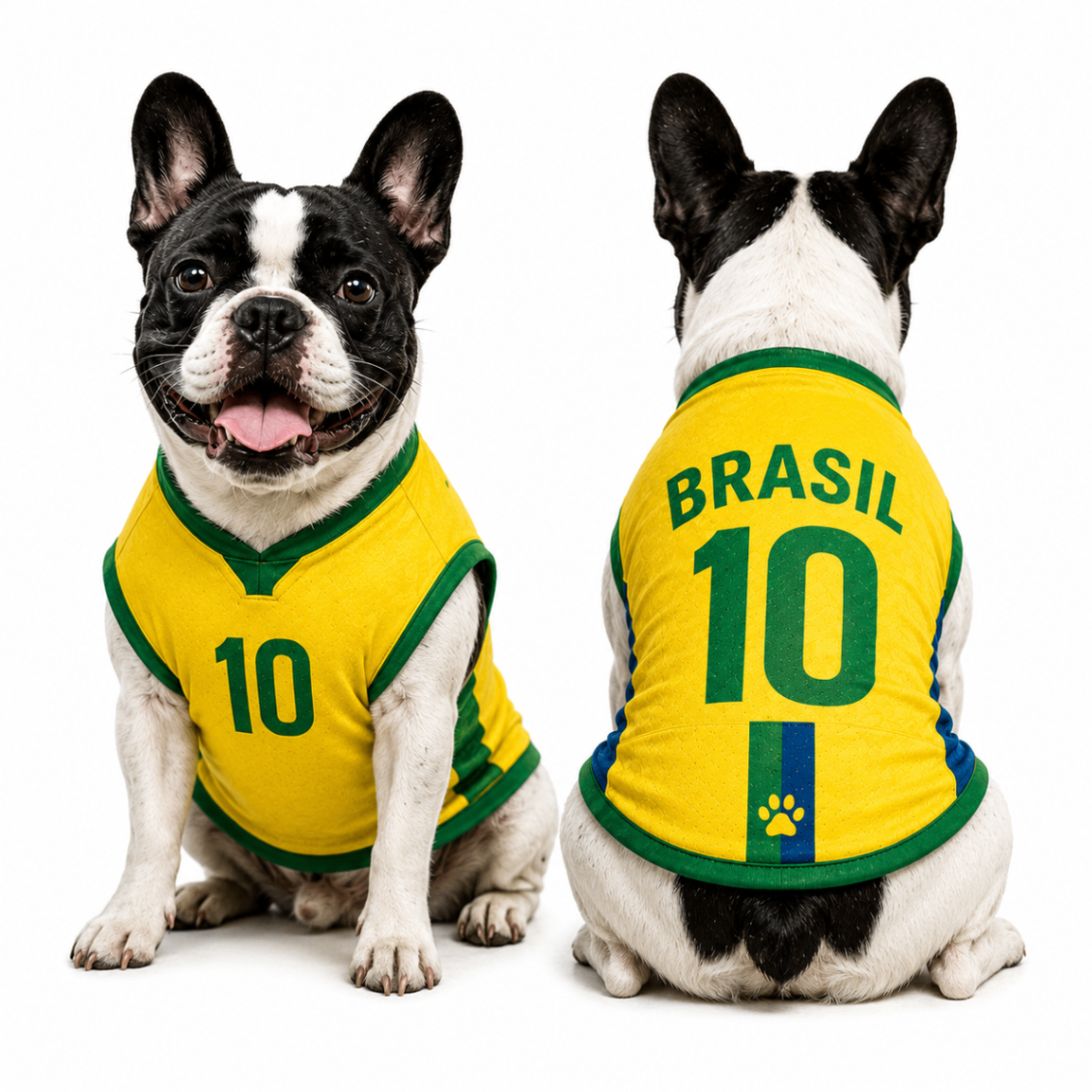 Brasil FIFA PUP dog jersey campaign