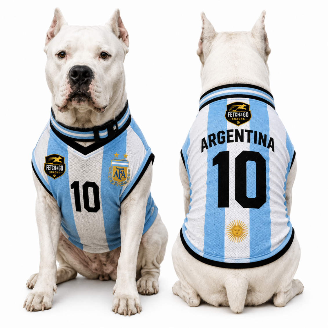 Argentina FIFA PUP dog jersey