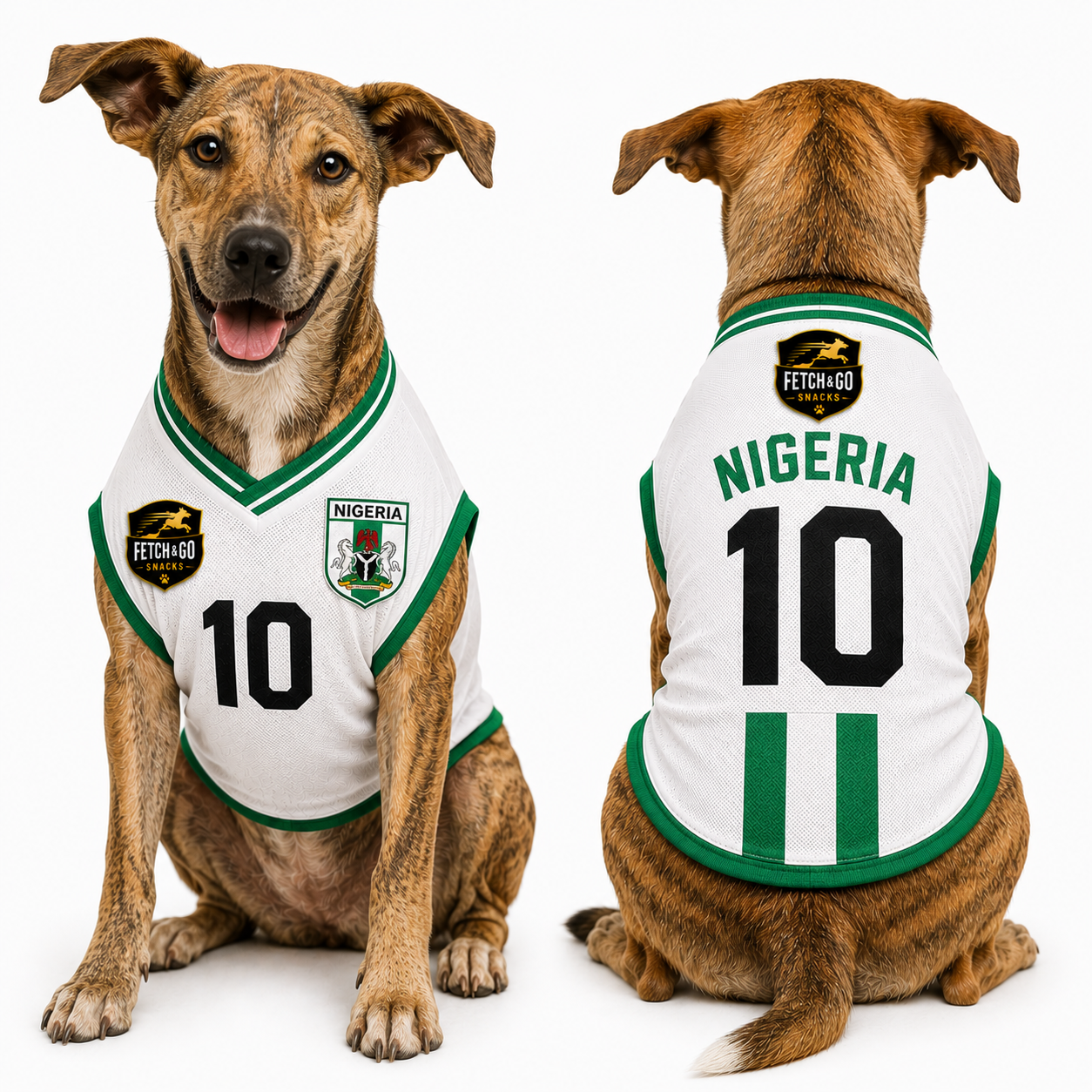 Nigeria FIFA PUP dog jersey campaign