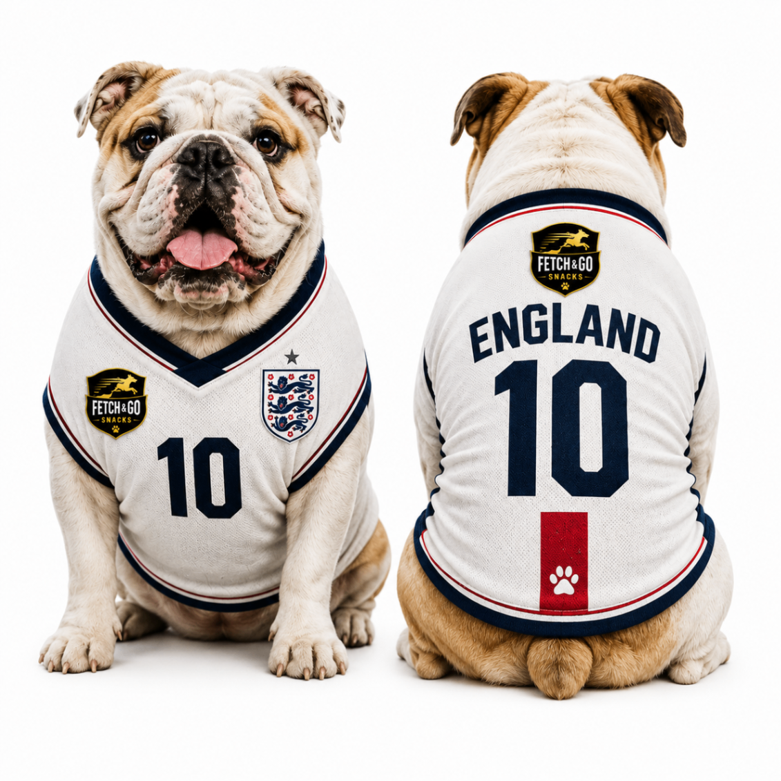 England FIFA PUP dog jersey